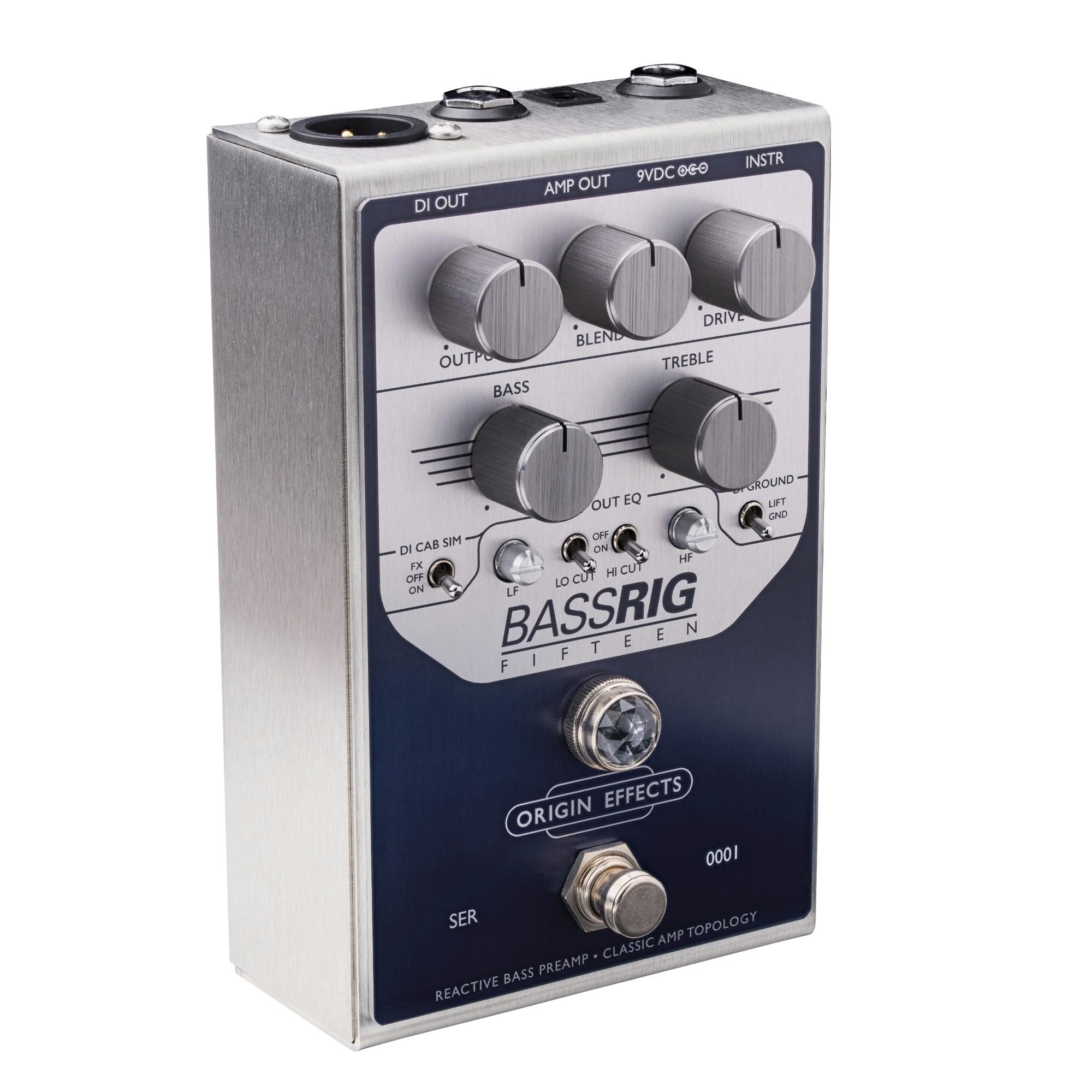 Origin Effects BassRig Fifteen Amp Simulator and DI Pedal